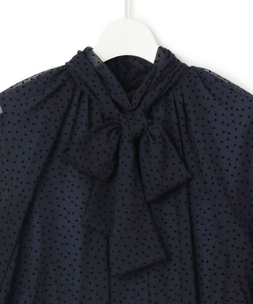 L size ONWARD(大きいサイズ) / エルサイズオンワード ドレス | 【APPLAUDIR】シアードットフロッキー ドレス | 詳細10