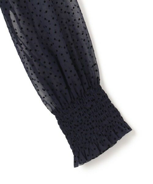 L size ONWARD(大きいサイズ) / エルサイズオンワード ドレス | 【APPLAUDIR】シアードットフロッキー ドレス | 詳細13