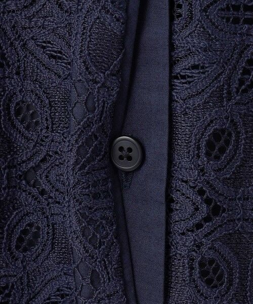 L size ONWARD(大きいサイズ) / エルサイズオンワード ロング・マキシ丈ワンピース | 【洗える】フラワータイルレース ワンピース | 詳細6