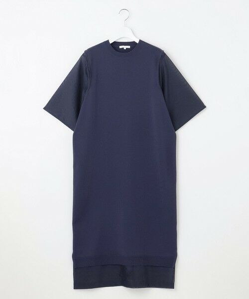 L size ONWARD(大きいサイズ) / エルサイズオンワード ロング・マキシ丈ワンピース | 【洗える】ハイツイストコットンアセテート ワンピース | 詳細3