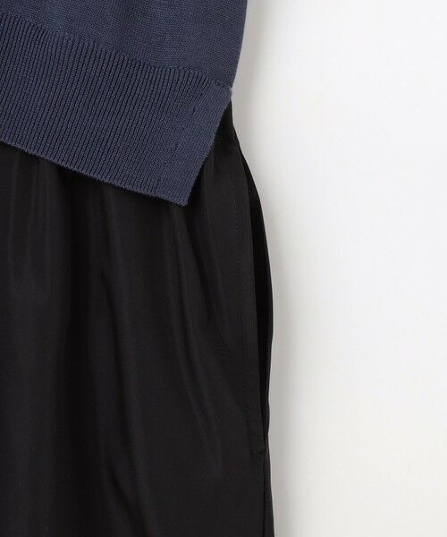 L size ONWARD(大きいサイズ) / エルサイズオンワード ロング・マキシ丈ワンピース | 【洗える】タフタコンビ半袖 ワンピース | 詳細9