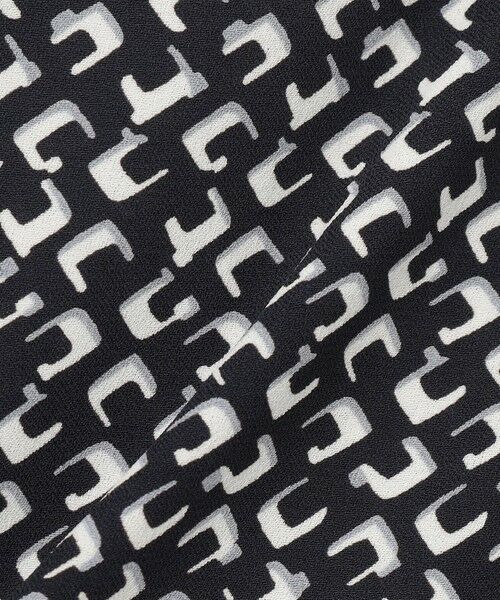 L size ONWARD(大きいサイズ) / エルサイズオンワード ロング・マキシ丈ワンピース | 【洗える】モダンジオメトリックプリント ワンピース | 詳細8