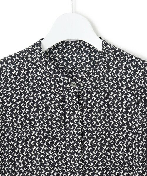 L size ONWARD(大きいサイズ) / エルサイズオンワード ロング・マキシ丈ワンピース | 【洗える】モダンジオメトリックプリント ワンピース | 詳細3