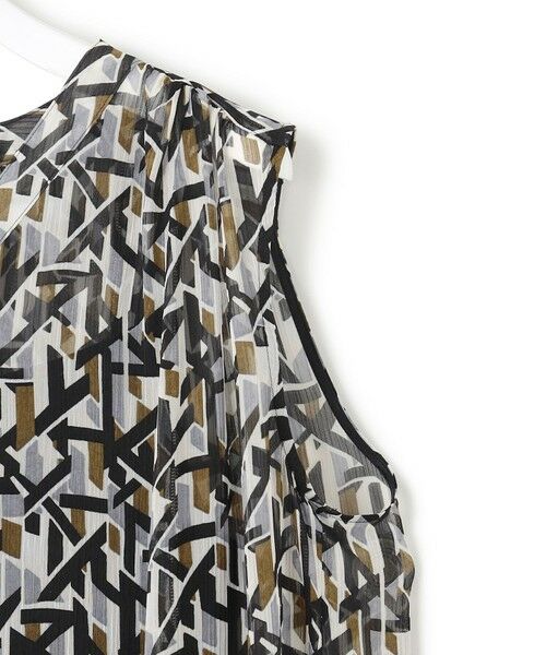 L size ONWARD(大きいサイズ) / エルサイズオンワード ロング・マキシ丈ワンピース | 【洗える】Ratti アブストラクトプリント ワンピース | 詳細8