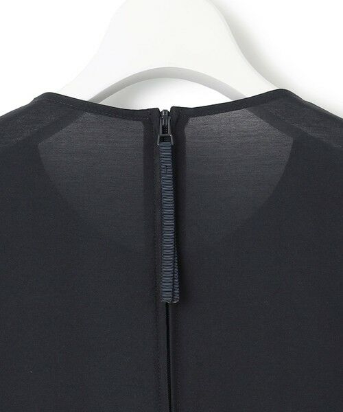 L size ONWARD(大きいサイズ) / エルサイズオンワード ロング・マキシ丈ワンピース | シアースパンオーガンジー ワンピース | 詳細14