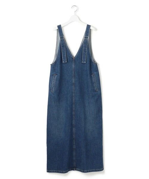 L size ONWARD(大きいサイズ) / エルサイズオンワード ロング・マキシ丈ワンピース | 【RED CARD TOKYO×23区】デニム サロペット ワンピース | 詳細9