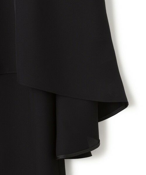 L size ONWARD(大きいサイズ) / エルサイズオンワード ロング・マキシ丈ワンピース | 【一部店舗限定/UVカット/洗える】ライトウェイトツイル ケープ付き ワンピース | 詳細12