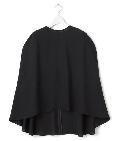 L size ONWARD(大きいサイズ) / エルサイズオンワード ロング・マキシ丈ワンピース | 【一部店舗限定/UVカット/洗える】ライトウェイトツイル ケープ付き ワンピース | 詳細15