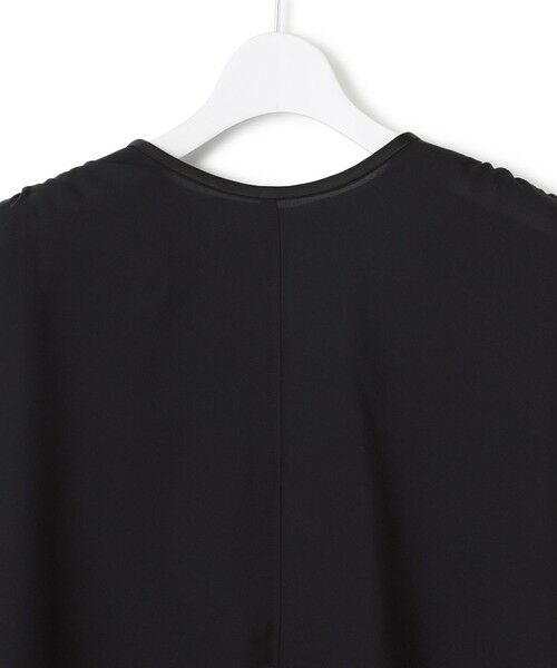 L size ONWARD(大きいサイズ) / エルサイズオンワード ロング・マキシ丈ワンピース | 【一部店舗限定/UVカット/洗える】ライトウェイトツイル ケープ付き ワンピース | 詳細16