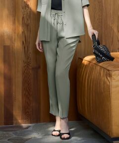 L size ONWARD(大きいサイズ) / エルサイズオンワード その他パンツ | 【UVカット・防シワ・洗える】ライトダブルクロス ドロストパンツ