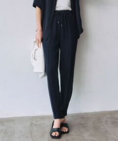 L size ONWARD(大きいサイズ) / エルサイズオンワード その他パンツ | 【UVカット・防シワ・洗える】ライトダブルクロス ドロストパンツ