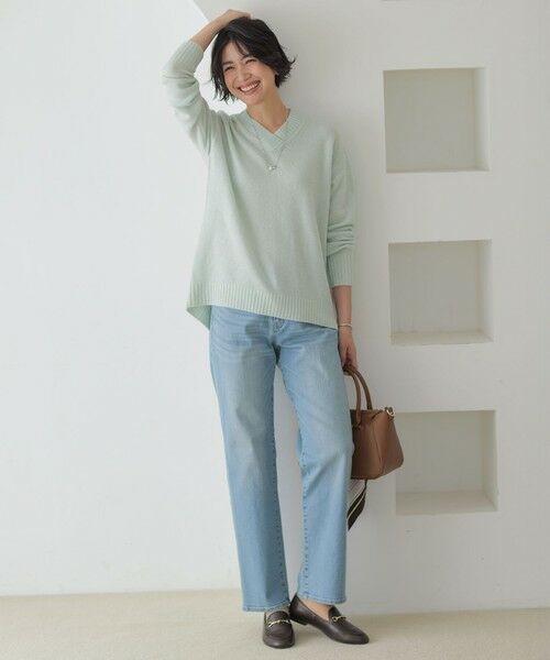 L size ONWARD(大きいサイズ) / エルサイズオンワード デニムパンツ | 【洗える】BASIC STRETCH DENIM ボーイフィット デニム | 詳細18