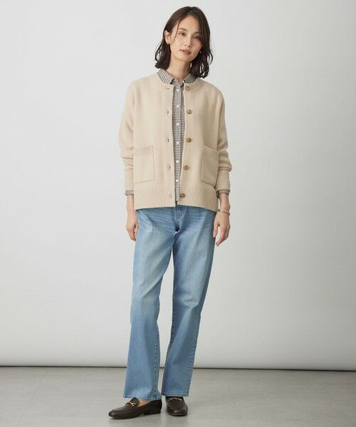 L size ONWARD(大きいサイズ) / エルサイズオンワード デニムパンツ | 【洗える】BASIC STRETCH DENIM ボーイフィット デニム | 詳細16