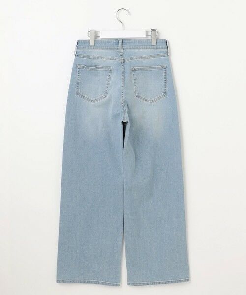 L size ONWARD(大きいサイズ) / エルサイズオンワード デニムパンツ | 【洗える】BASIC STRETCH DENIM ワイド ストレート デニム | 詳細29