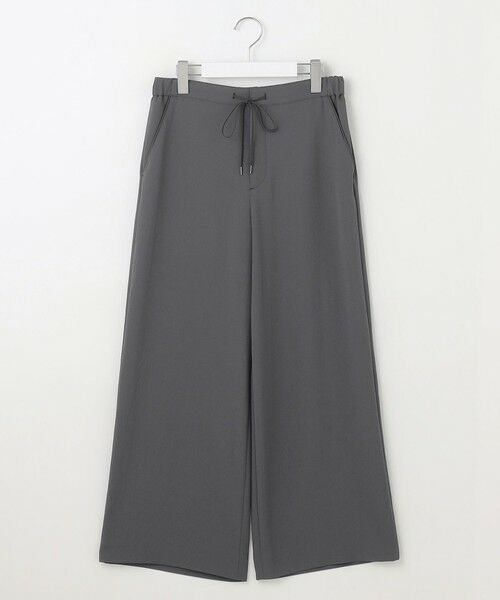 L size ONWARD(大きいサイズ) / エルサイズオンワード その他パンツ | 【洗える・吸水速乾・接触冷感・セットアップ対応】Light ジョーゼット ワイド パンツ | 詳細8