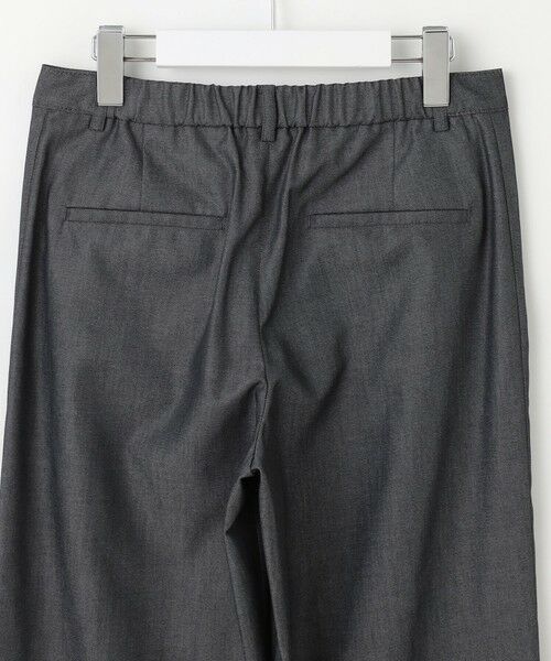 L size ONWARD(大きいサイズ) / エルサイズオンワード その他パンツ | 【洗える・防シワ・速乾】ツイルシャンブレー ワイド パンツ | 詳細9