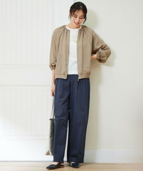 L size ONWARD(大きいサイズ) / エルサイズオンワード その他パンツ | 【カタログ掲載・洗える】オルダージュタイプライター パンツ | 詳細12