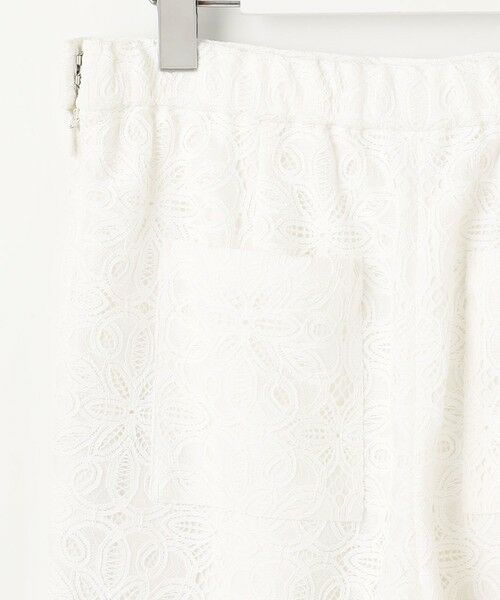 L size ONWARD(大きいサイズ) / エルサイズオンワード その他パンツ | 【カタログ掲載・洗える】フラワータイルレース パンツ | 詳細10