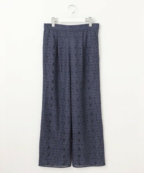 L size ONWARD(大きいサイズ) / エルサイズオンワード その他パンツ | 【カタログ掲載・洗える】フラワータイルレース パンツ | 詳細21