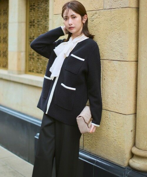 L size ONWARD(大きいサイズ) / エルサイズオンワード その他パンツ | 【撥水加工/洗える】ドライ2WAYストレッチ テーパード パンツ | 詳細6