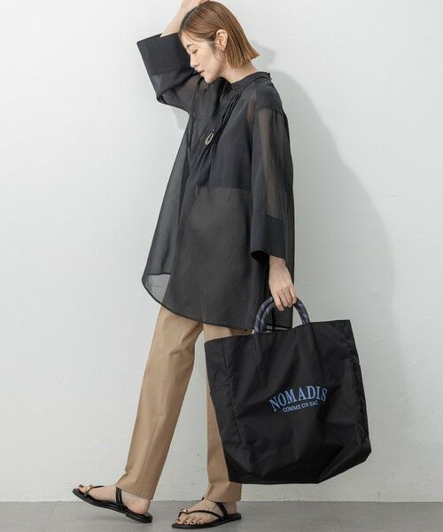 L size ONWARD(大きいサイズ) / エルサイズオンワード その他パンツ | 【撥水加工/洗える】ドライ2WAYストレッチ テーパード パンツ | 詳細17