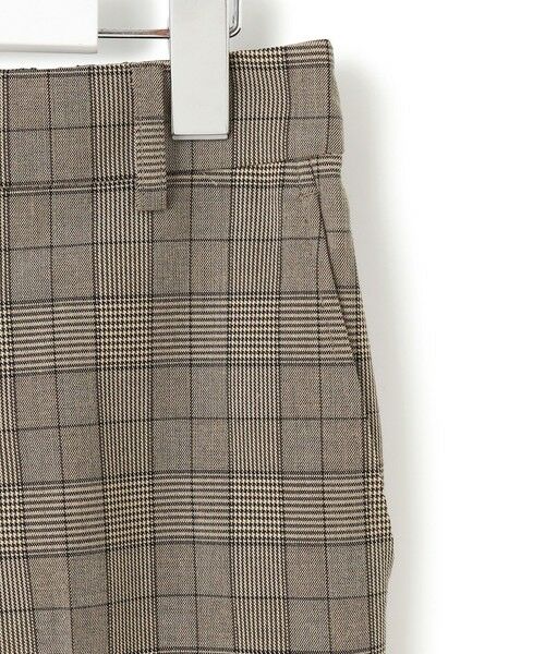 L size ONWARD(大きいサイズ) / エルサイズオンワード その他パンツ | 【洗える】ドライ2WAYストレッチ チェック テーパード パンツ | 詳細9