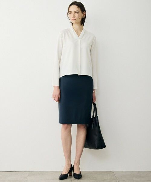 L size ONWARD(大きいサイズ) / エルサイズオンワード ミニ・ひざ丈スカート | 【新色追加・セットアップ対応】 Bahariye タイトスカート | 詳細1