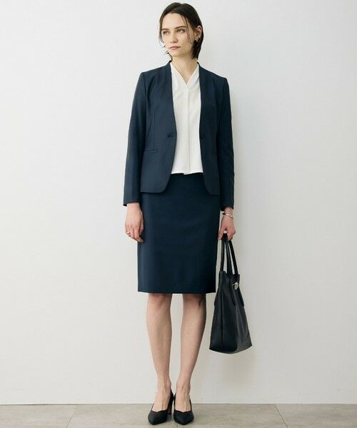 L size ONWARD(大きいサイズ) / エルサイズオンワード ミニ・ひざ丈スカート | 【新色追加・セットアップ対応】 Bahariye タイトスカート | 詳細2