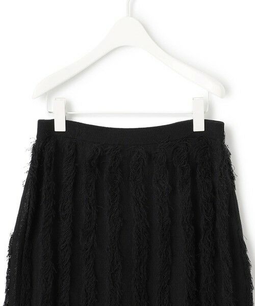 L size ONWARD(大きいサイズ) / エルサイズオンワード ミニ・ひざ丈スカート | 【洗える】カットジャガード ニットスカート | 詳細5