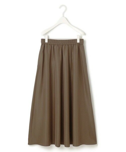 L size ONWARD(大きいサイズ) / エルサイズオンワード ミニ・ひざ丈スカート | 【UVケア・速乾・洗える】シルクエステルタフタ フレアスカート | 詳細9