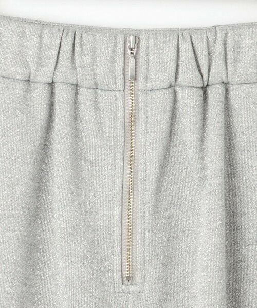 L size ONWARD(大きいサイズ) / エルサイズオンワード ミニ・ひざ丈スカート | 【洗える】ラメ裏毛 スカート | 詳細7