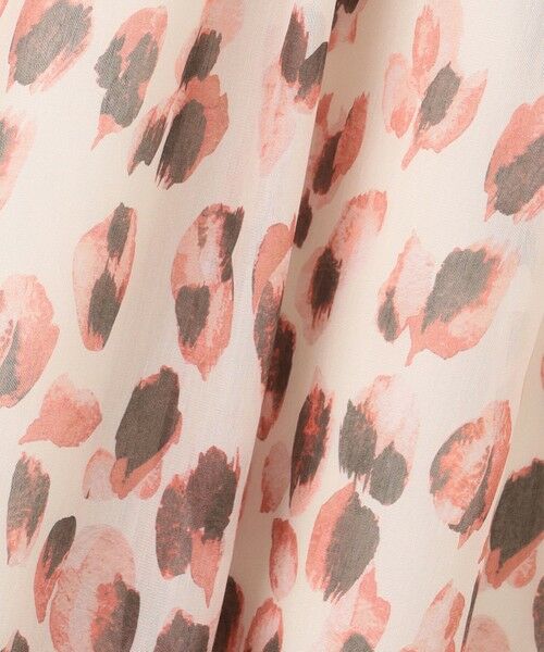 L size ONWARD(大きいサイズ) / エルサイズオンワード ミニ・ひざ丈スカート | 【洗える】グラデーションペタルプリント スカート | 詳細9