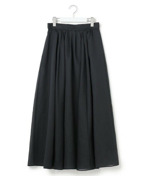 L size ONWARD(大きいサイズ) / エルサイズオンワード ミニ・ひざ丈スカート | 【洗える】シアービエラ ギャザー スカート | 詳細6