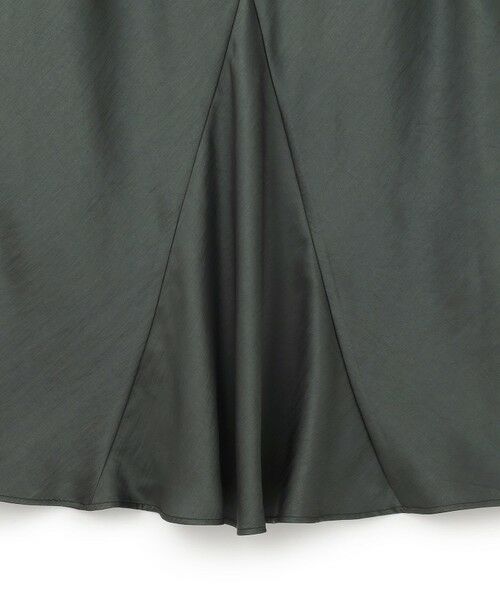 L size ONWARD(大きいサイズ) / エルサイズオンワード ミニ・ひざ丈スカート | 【洗える】テクスチャーサテン ナロー スカート | 詳細15