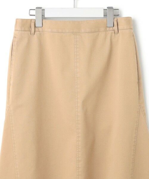L size ONWARD(大きいサイズ) / エルサイズオンワード ミニ・ひざ丈スカート | 【洗える】ストレッチギャバ チノ スカート | 詳細10
