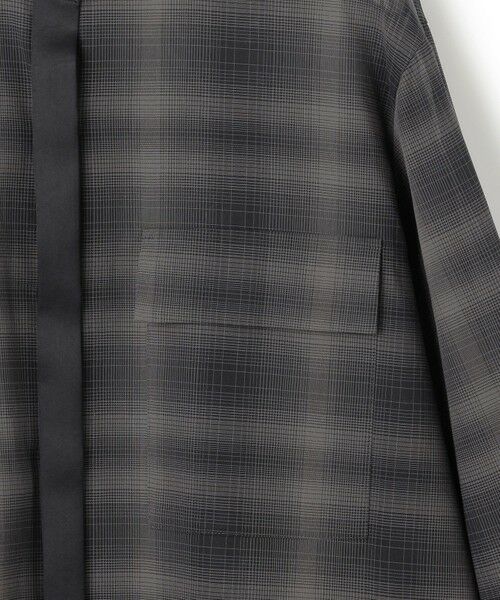 L size ONWARD(大きいサイズ) / エルサイズオンワード シャツ・ブラウス | 【洗える】シアーボイル バンドカラーシャツ | 詳細23