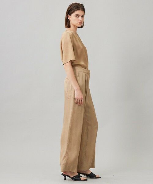 L size ONWARD(大きいサイズ) / エルサイズオンワード シャツ・ブラウス | 【洗える】 キュプラピグメントクロス ブラウス | 詳細2