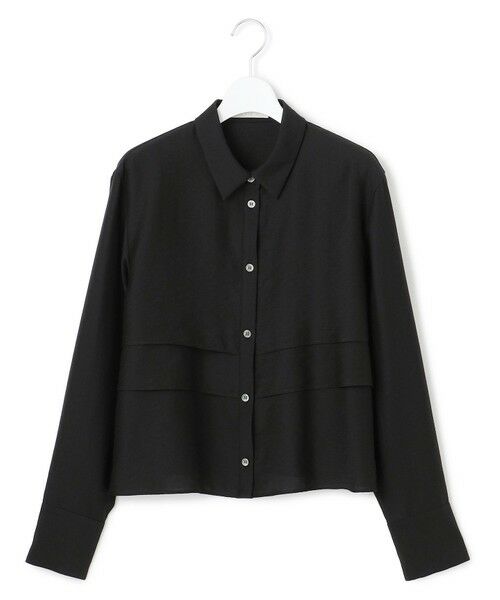 L size ONWARD(大きいサイズ) / エルサイズオンワード シャツ・ブラウス | 【洗える】 ワッシャーツイル クロップドブラウス | 詳細13