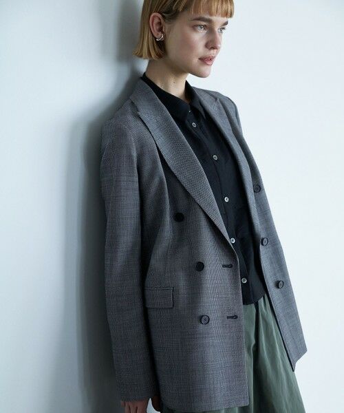 L size ONWARD(大きいサイズ) / エルサイズオンワード シャツ・ブラウス | 【洗える】 ワッシャーツイル クロップドブラウス | 詳細8