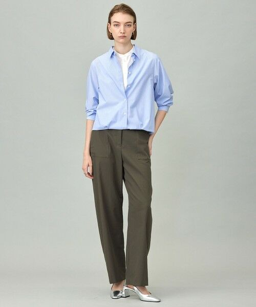 L size ONWARD(大きいサイズ) / エルサイズオンワード シャツ・ブラウス | 【洗える】レイヤードシャーティング | 詳細3