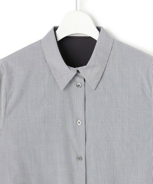 L size ONWARD(大きいサイズ) / エルサイズオンワード シャツ・ブラウス | 【洗える】レイヤードシャーティング | 詳細17