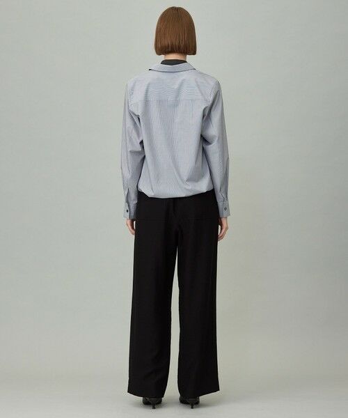 L size ONWARD(大きいサイズ) / エルサイズオンワード シャツ・ブラウス | 【洗える】レイヤードシャーティング | 詳細8