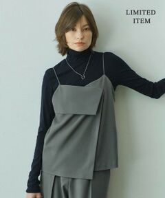 L size ONWARD(大きいサイズ) / エルサイズオンワード シャツ・ブラウス | 【WEB限定・UVカット・洗える】ウール2WAYストレッチ キャミソールブラウス