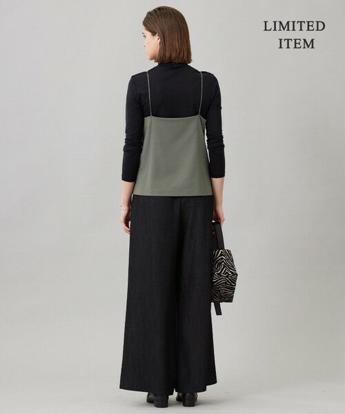 L size ONWARD(大きいサイズ) / エルサイズオンワード シャツ・ブラウス | 【WEB限定・UVカット・洗える】ウール2WAYストレッチ キャミソールブラウス | 詳細5