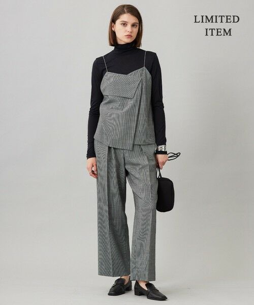 L size ONWARD(大きいサイズ) / エルサイズオンワード シャツ・ブラウス | 【WEB限定・UVカット・洗える】ウール2WAYストレッチ キャミソールブラウス | 詳細18