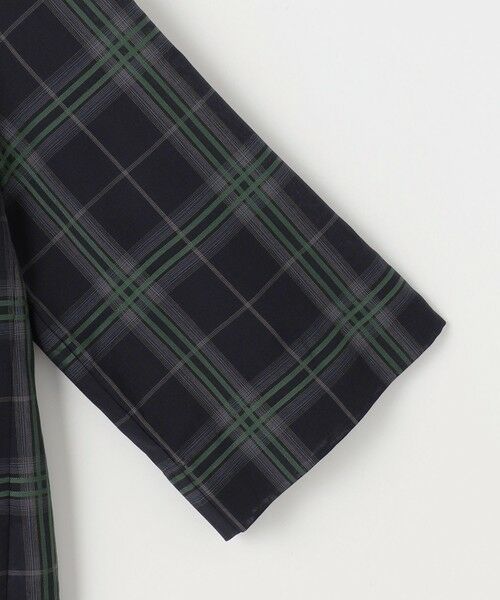 L size ONWARD(大きいサイズ) / エルサイズオンワード シャツ・ブラウス | 【WEB限定カラーあり・洗える】SOFT SHEER チェック キーネック ブラウス | 詳細10