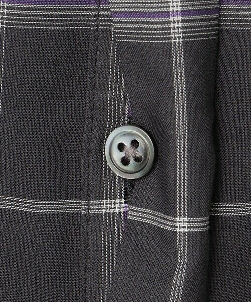 L size ONWARD(大きいサイズ) / エルサイズオンワード シャツ・ブラウス | 【WEB限定カラーあり・洗える】SOFT SHEER チェック ロング シャツ | 詳細8