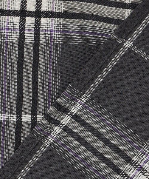 L size ONWARD(大きいサイズ) / エルサイズオンワード シャツ・ブラウス | 【WEB限定カラーあり・洗える】SOFT SHEER チェック ロング シャツ | 詳細9