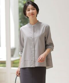 L size ONWARD(大きいサイズ) / エルサイズオンワード シャツ・ブラウス | LIMBLESS50ツイル ブラウス