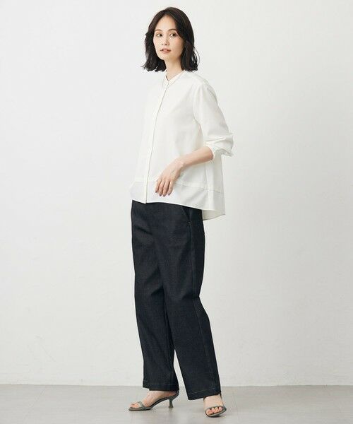 L size ONWARD(大きいサイズ) / エルサイズオンワード シャツ・ブラウス | LIMBLESS50ツイル ブラウス | 詳細2